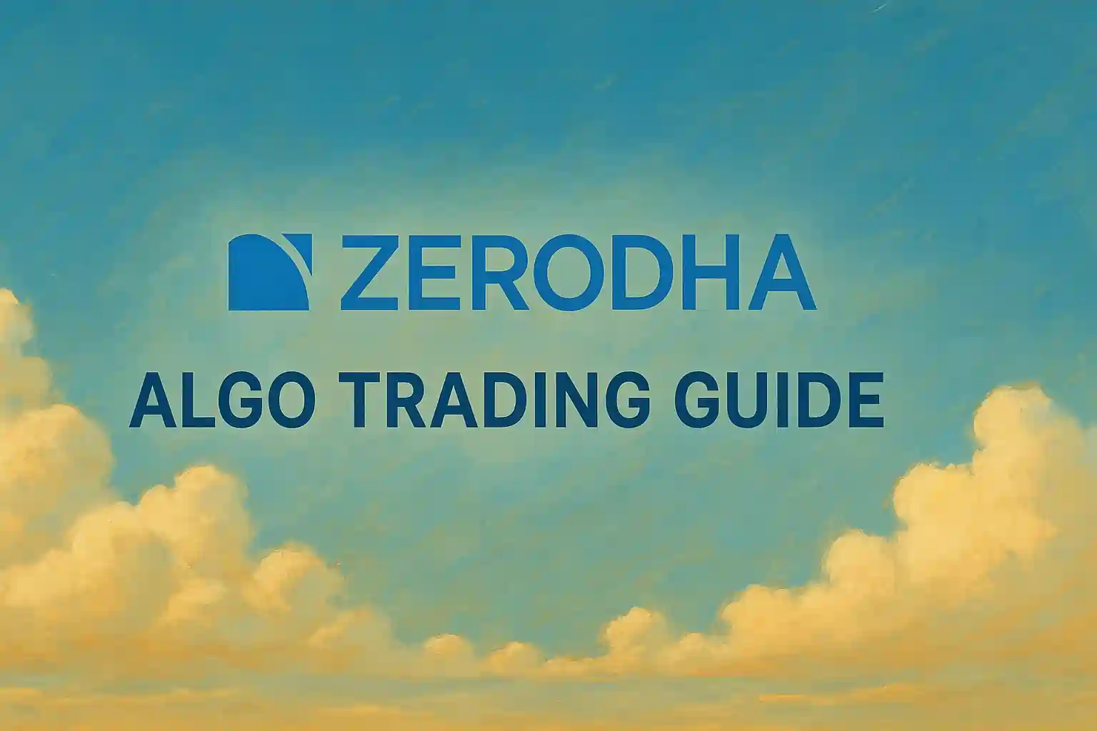 Zerodha Algo Trading Setup on Tradlgo | Complete Guide